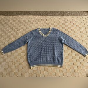 Blue V-neck Sweater from Pacsun Brandy Melville Line